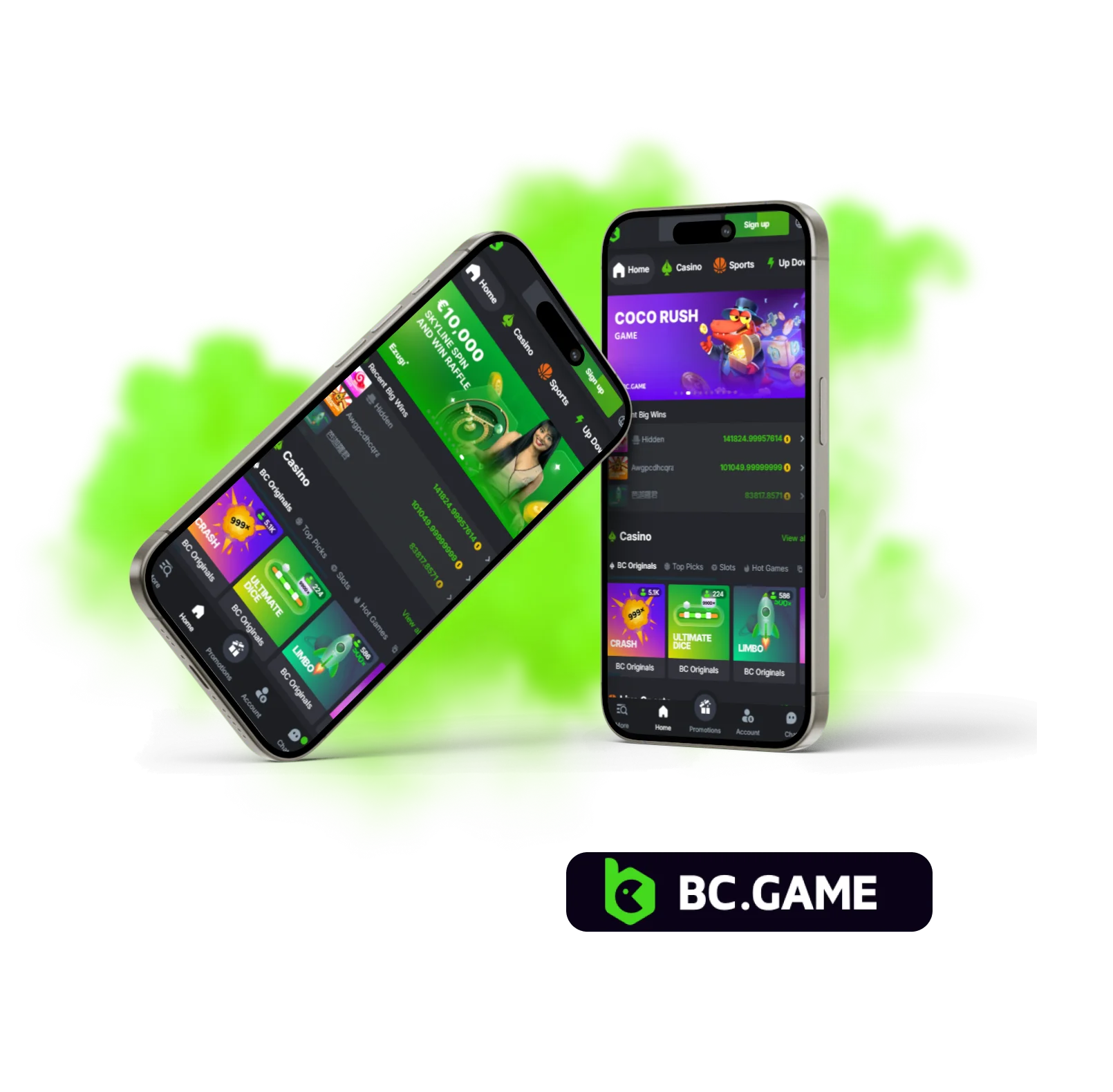 BC Game application